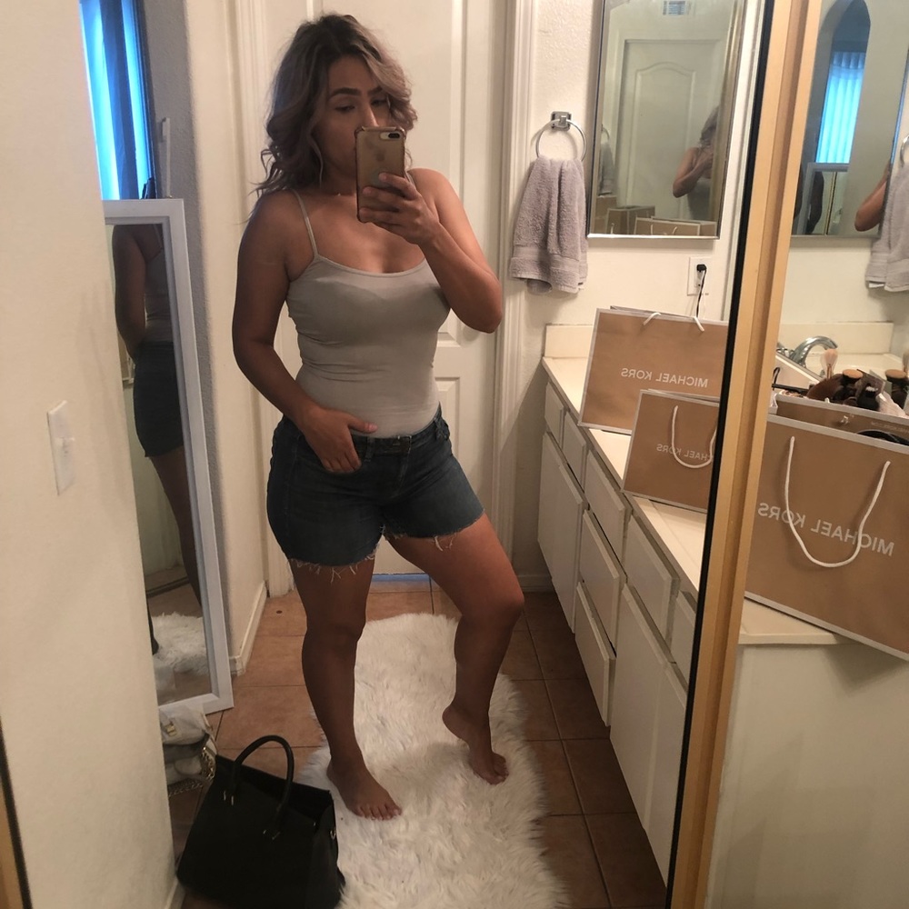 Distressed shorts